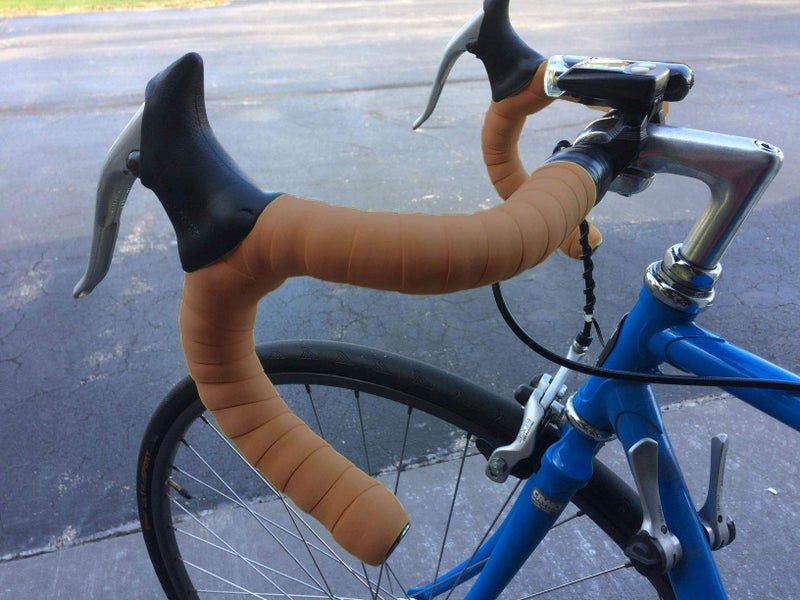 TOPCABIN Bicycle Bar Tape EVA Camouflage Series Comfort Road Bike Handlebar Tape Leather Bike Bar Tape with Bar End Plugs-2 Rolls (EVA Brown) - Image 5